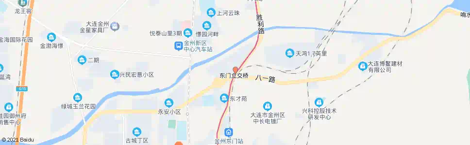 大连三里桥市场_公交站地图_大连公交_妙搜公交查询2025