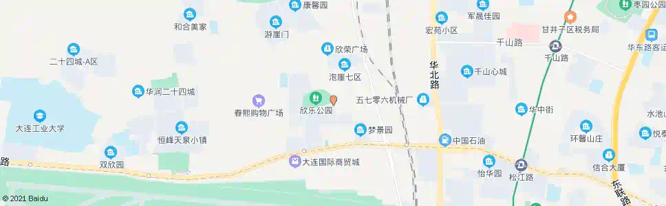 大连欣乐公园_公交站地图_大连公交_妙搜公交查询2025