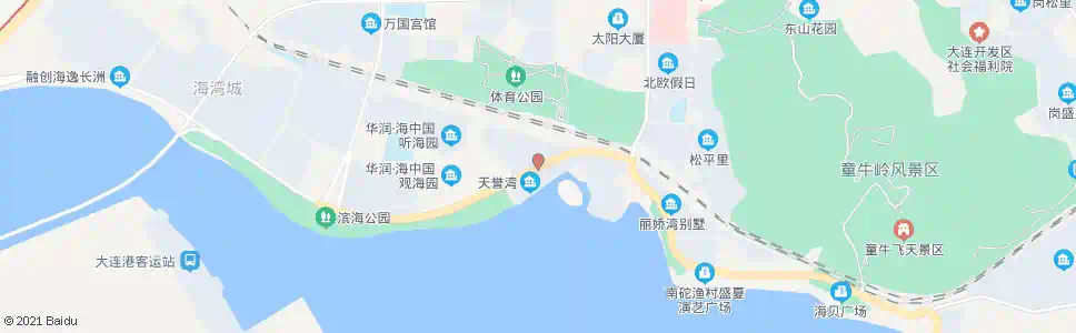 大连黄金海岸_公交站地图_大连公交_妙搜公交查询2025