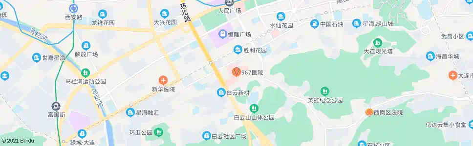 大连二一零医院_公交站地图_大连公交_妙搜公交查询2025