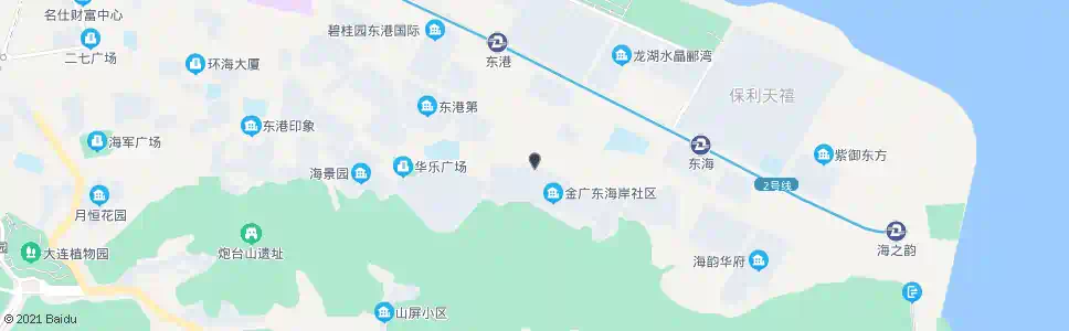 大连金广东海岸_公交站地图_大连公交_妙搜公交查询2025
