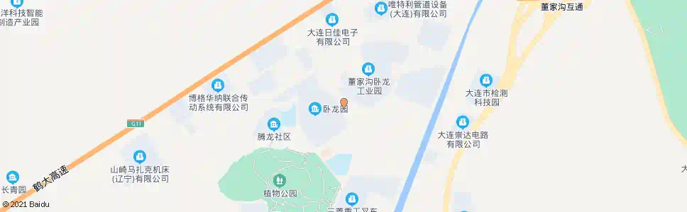 大连卧龙园东_公交站地图_大连公交_妙搜公交查询2025