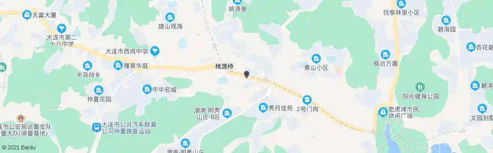 大连桃源桥_公交站地图_大连公交_妙搜公交查询2025