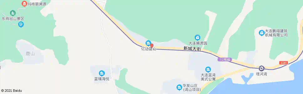 大连蓝湾镇蓝山三期_公交站地图_大连公交_妙搜公交查询2025