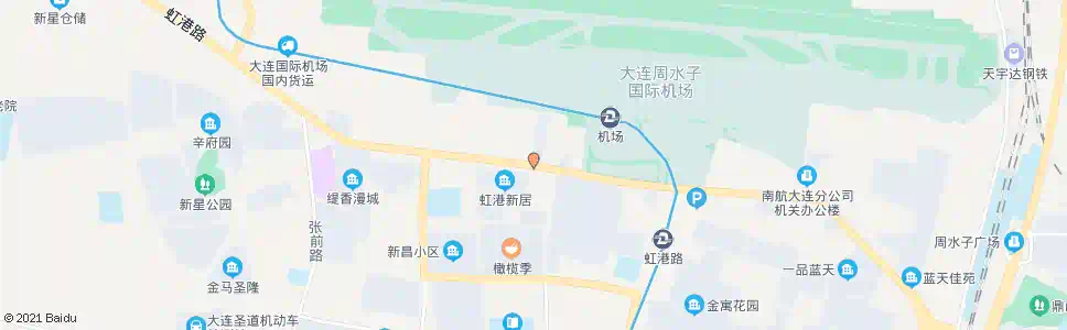 大连虹港新居_公交站地图_大连公交_妙搜公交查询2025