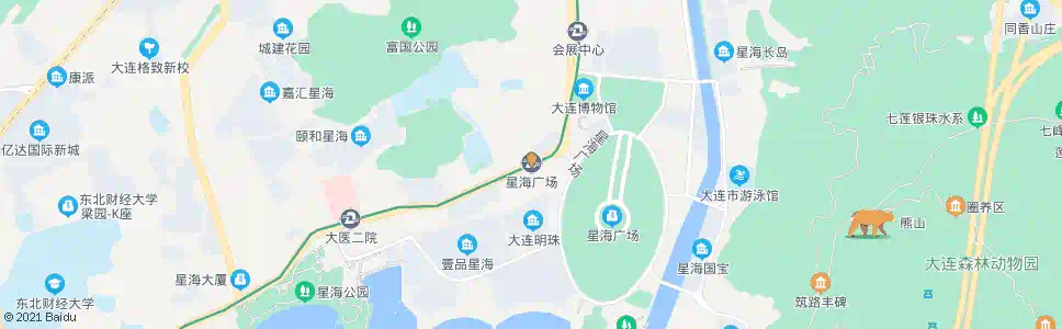 大连星海广场站_公交站地图_大连公交_妙搜公交查询2025