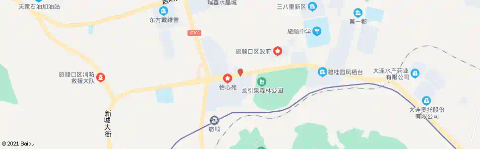 大连尊玉华芳_公交站地图_大连公交_妙搜公交查询2025