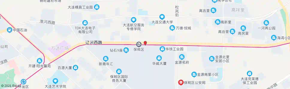 大连保税区轻轨站_公交站地图_大连公交_妙搜公交查询2025
