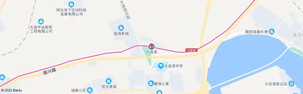 大连大连湾快轨站_公交站地图_大连公交_妙搜公交查询2025