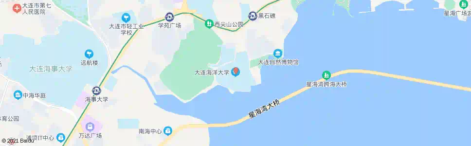 大连大连海洋大学_公交站地图_大连公交_妙搜公交查询2025