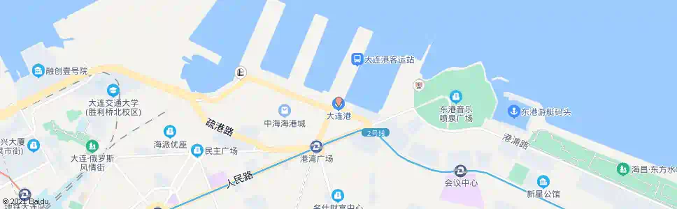 大连港盛路_公交站地图_大连公交_妙搜公交查询2025
