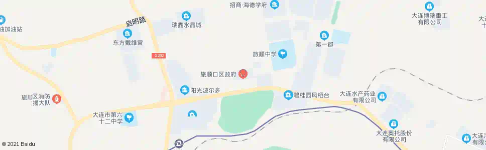 大连旅顺区政府_公交站地图_大连公交_妙搜公交查询2025