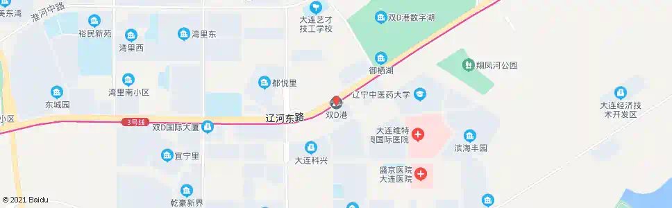 大连双D港轻轨站_公交站地图_大连公交_妙搜公交查询2025