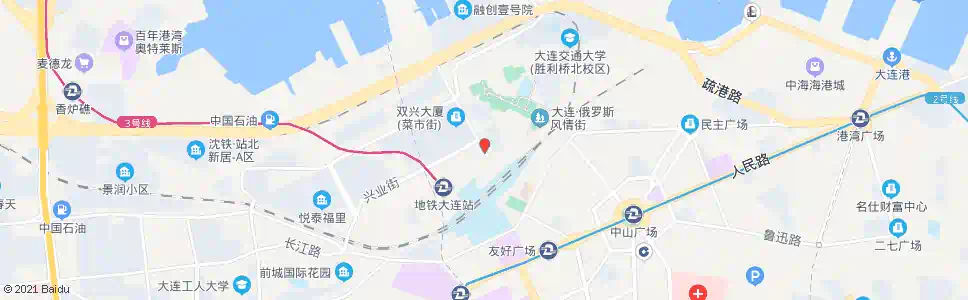 大连菜市街_公交站地图_大连公交_妙搜公交查询2025
