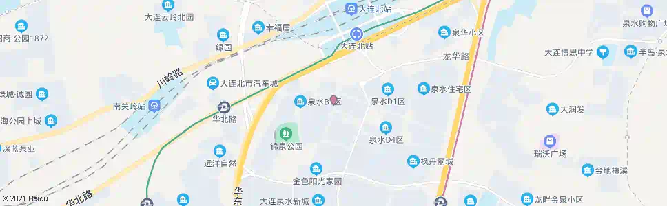 大连景富铭苑西门_公交站地图_大连公交_妙搜公交查询2025