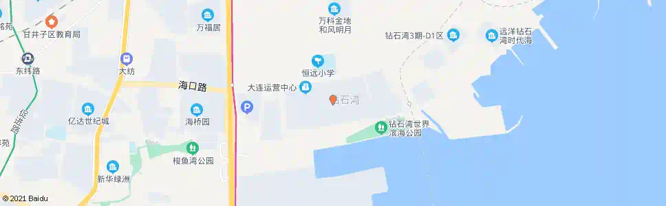 大连钻石湾_公交站地图_大连公交_妙搜公交查询2025