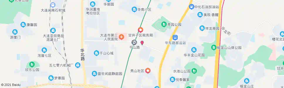 大连千山路商业街_公交站地图_大连公交_妙搜公交查询2025