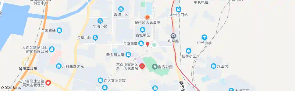 大连金座大厦_公交站地图_大连公交_妙搜公交查询2025