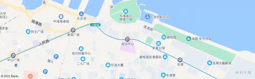大连会议中心_公交站地图_大连公交_妙搜公交查询2025