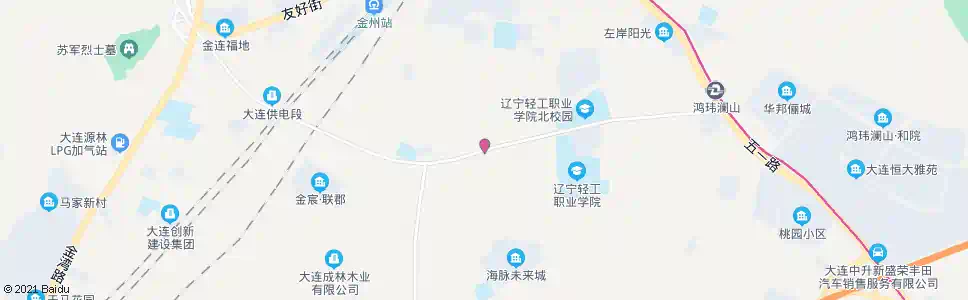 大连金港路西_公交站地图_大连公交_妙搜公交查询2025