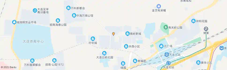 大连秀岭街_公交站地图_大连公交_妙搜公交查询2025