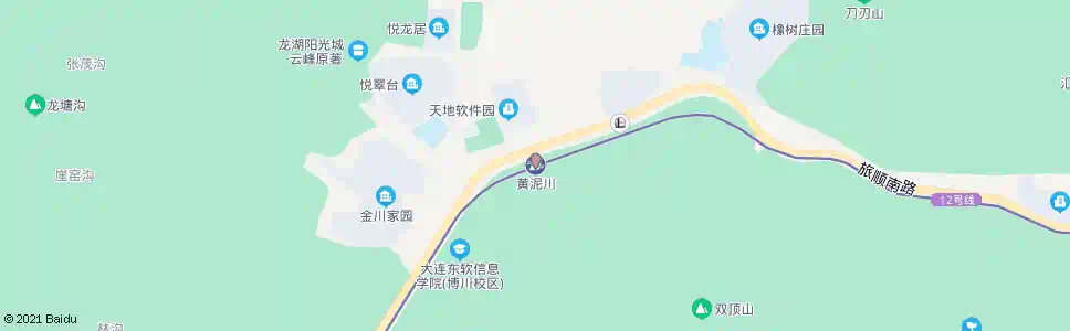 大连黄泥川站_公交站地图_大连公交_妙搜公交查询2025