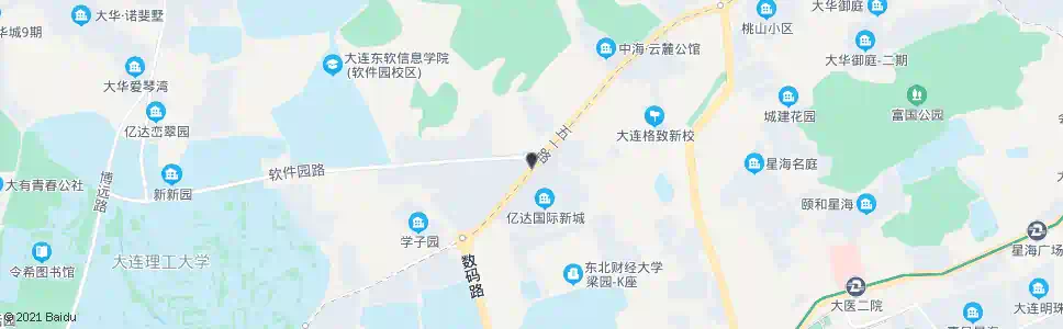 大连软件园路_公交站地图_大连公交_妙搜公交查询2025