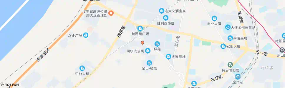 大连金港路_公交站地图_大连公交_妙搜公交查询2025