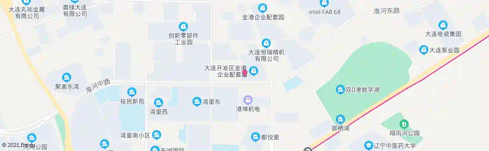 大连金港配套园_公交站地图_大连公交_妙搜公交查询2025