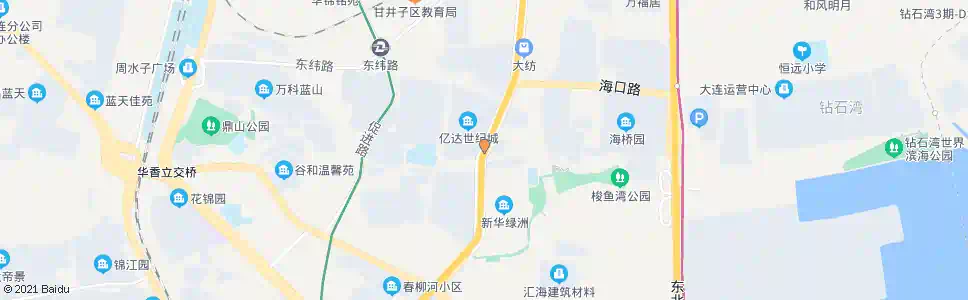 大连亿达世纪城_公交站地图_大连公交_妙搜公交查询2025