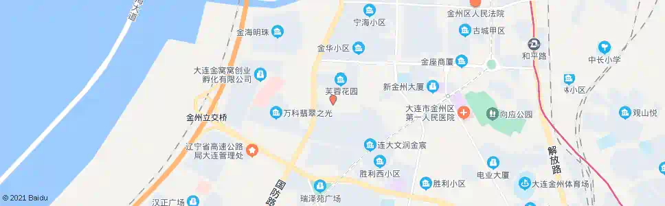 大连高尔夫球场(医大教师公寓)_公交站地图_大连公交_妙搜公交查询2025