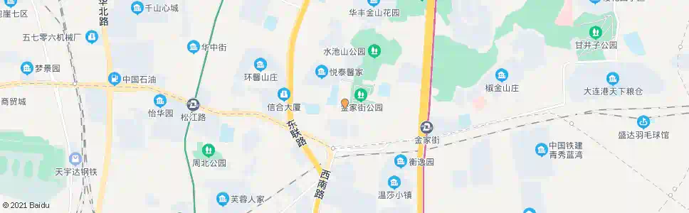 大连金家街公园_公交站地图_大连公交_妙搜公交查询2025