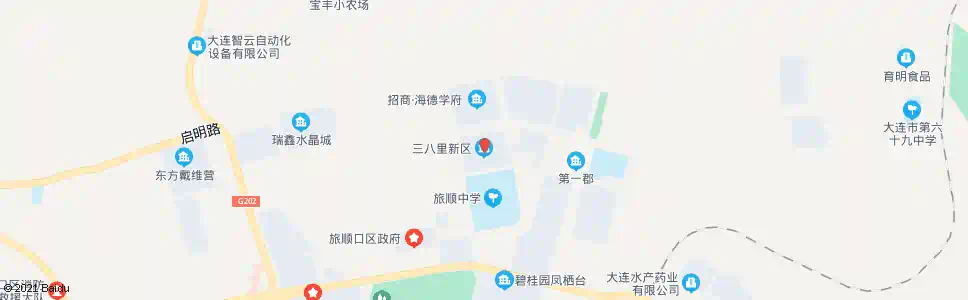 大连三八里新区_公交站地图_大连公交_妙搜公交查询2025