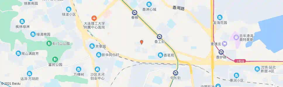 大连沙能街_公交站地图_大连公交_妙搜公交查询2025