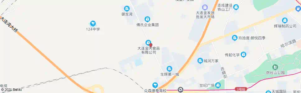 大连铭良食品_公交站地图_大连公交_妙搜公交查询2025