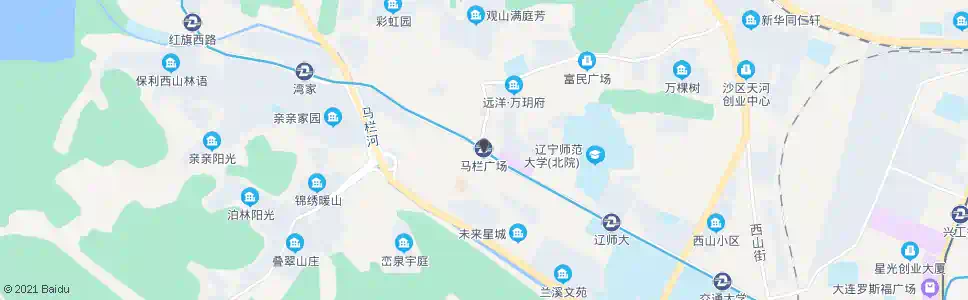 大连马栏广场_公交站地图_大连公交_妙搜公交查询2025