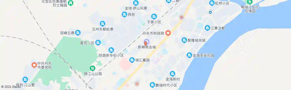 丹东新安街_公交站地图_丹东公交_妙搜公交查询2025