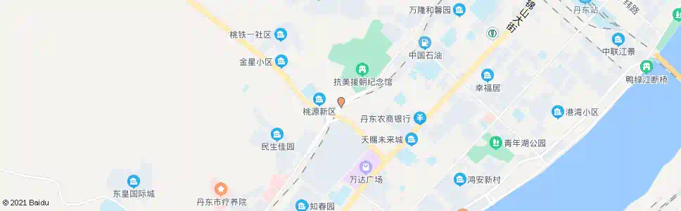 丹东桃源立交桥_公交站地图_丹东公交_妙搜公交查询2025