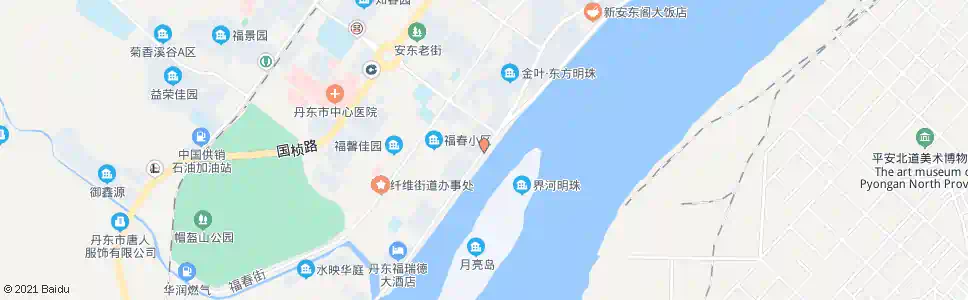 丹东月亮岛东_公交站地图_丹东公交_妙搜公交查询2025