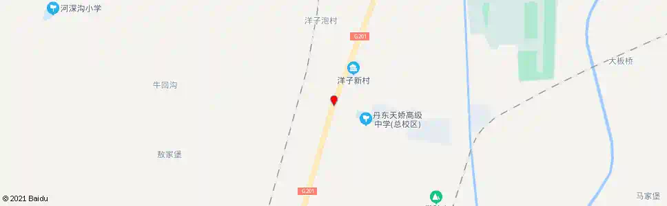 丹东东港洋子泡_公交站地图_丹东公交_妙搜公交查询2025