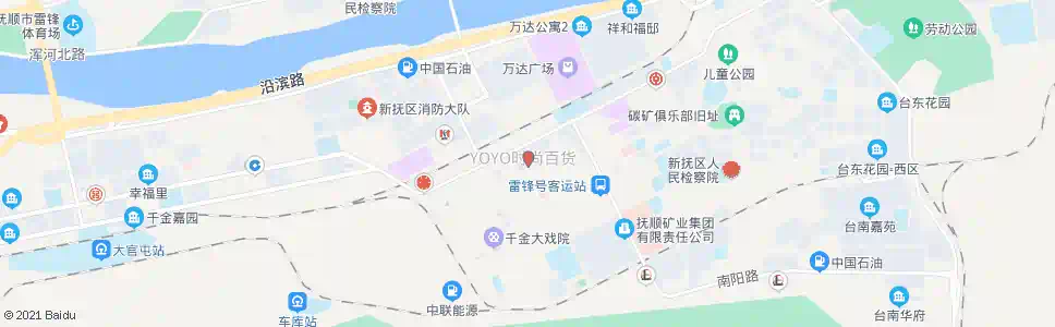 抚顺枢纽站(西)_公交站地图_抚顺公交_妙搜公交查询2025