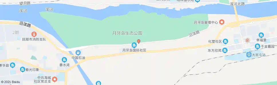 抚顺公园南门_公交站地图_抚顺公交_妙搜公交查询2025