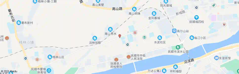 抚顺将军街_公交站地图_抚顺公交_妙搜公交查询2025