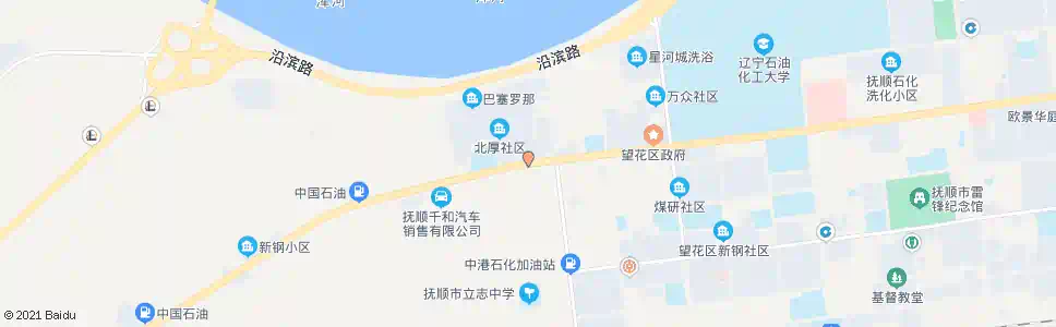抚顺北厚一街_公交站地图_抚顺公交_妙搜公交查询2025