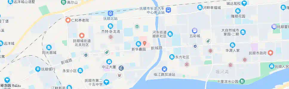 抚顺市中心医院(西)_公交站地图_抚顺公交_妙搜公交查询2025