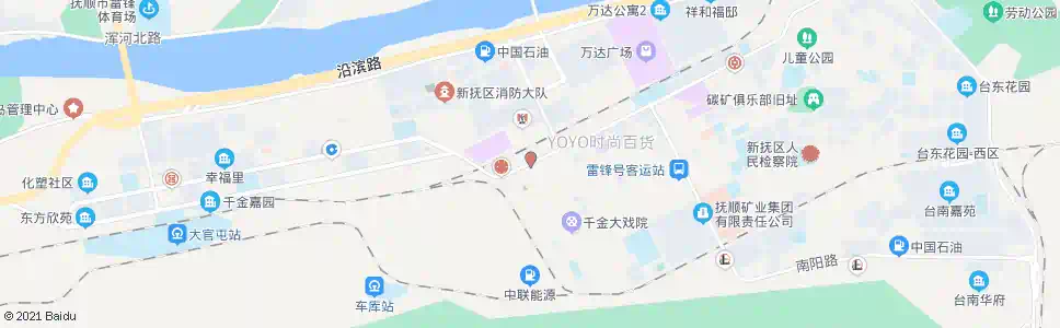 抚顺西一路_公交站地图_抚顺公交_妙搜公交查询2025