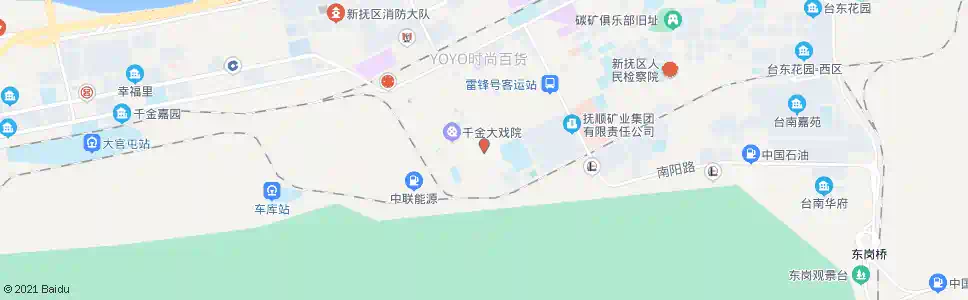 抚顺西三街(南行)_公交站地图_抚顺公交_妙搜公交查询2025