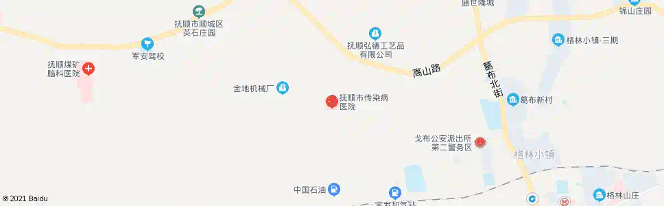 抚顺市传染医院_公交站地图_抚顺公交_妙搜公交查询2025