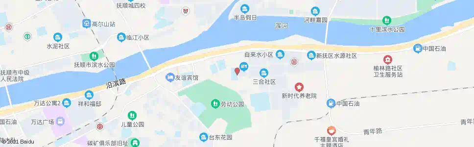 抚顺公园一校_公交站地图_抚顺公交_妙搜公交查询2025