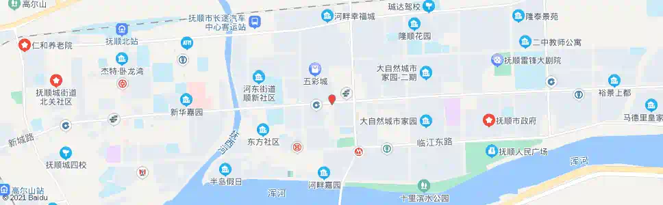 抚顺长春街_公交站地图_抚顺公交_妙搜公交查询2025